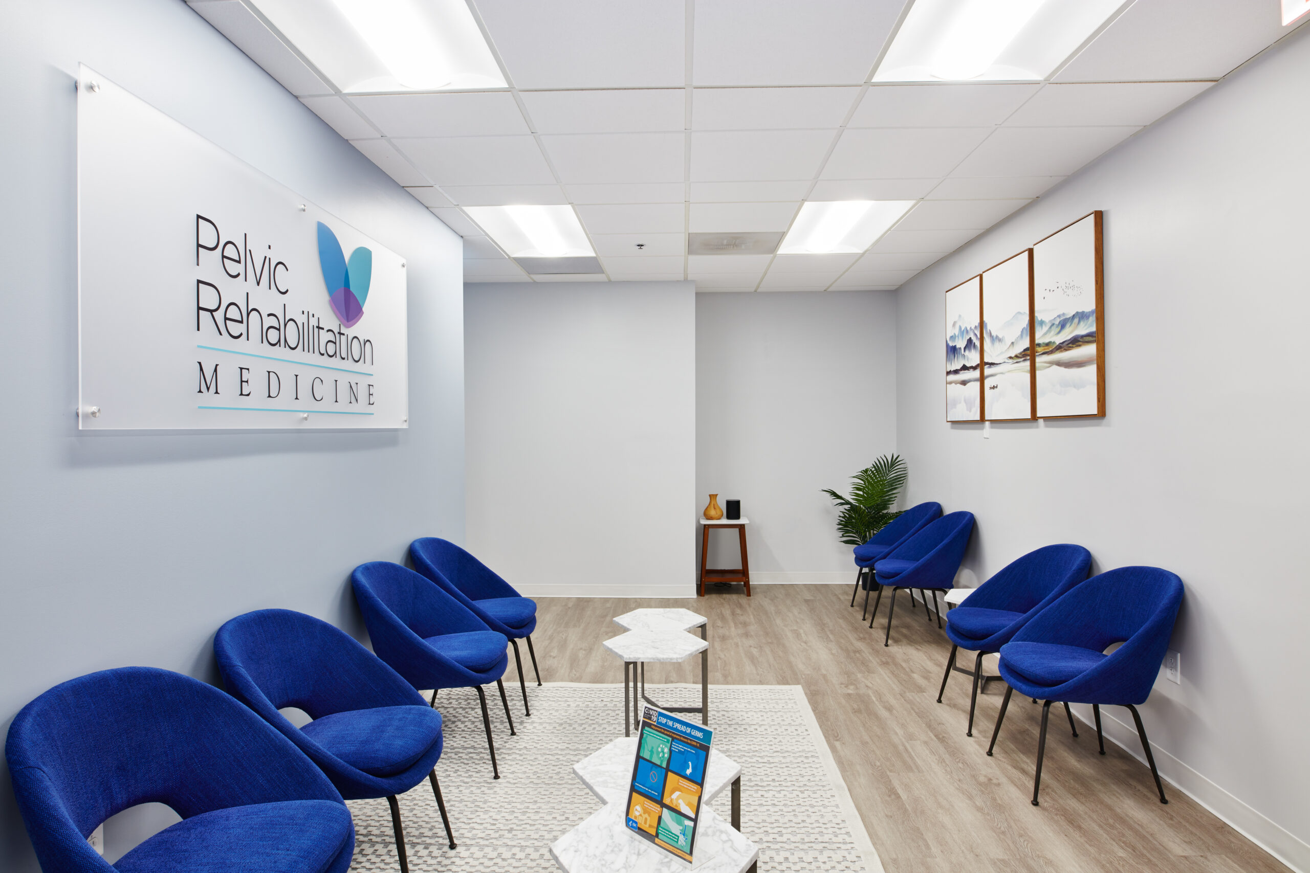Washington DC Pelvic Rehabilitation Medicine Waiting Area