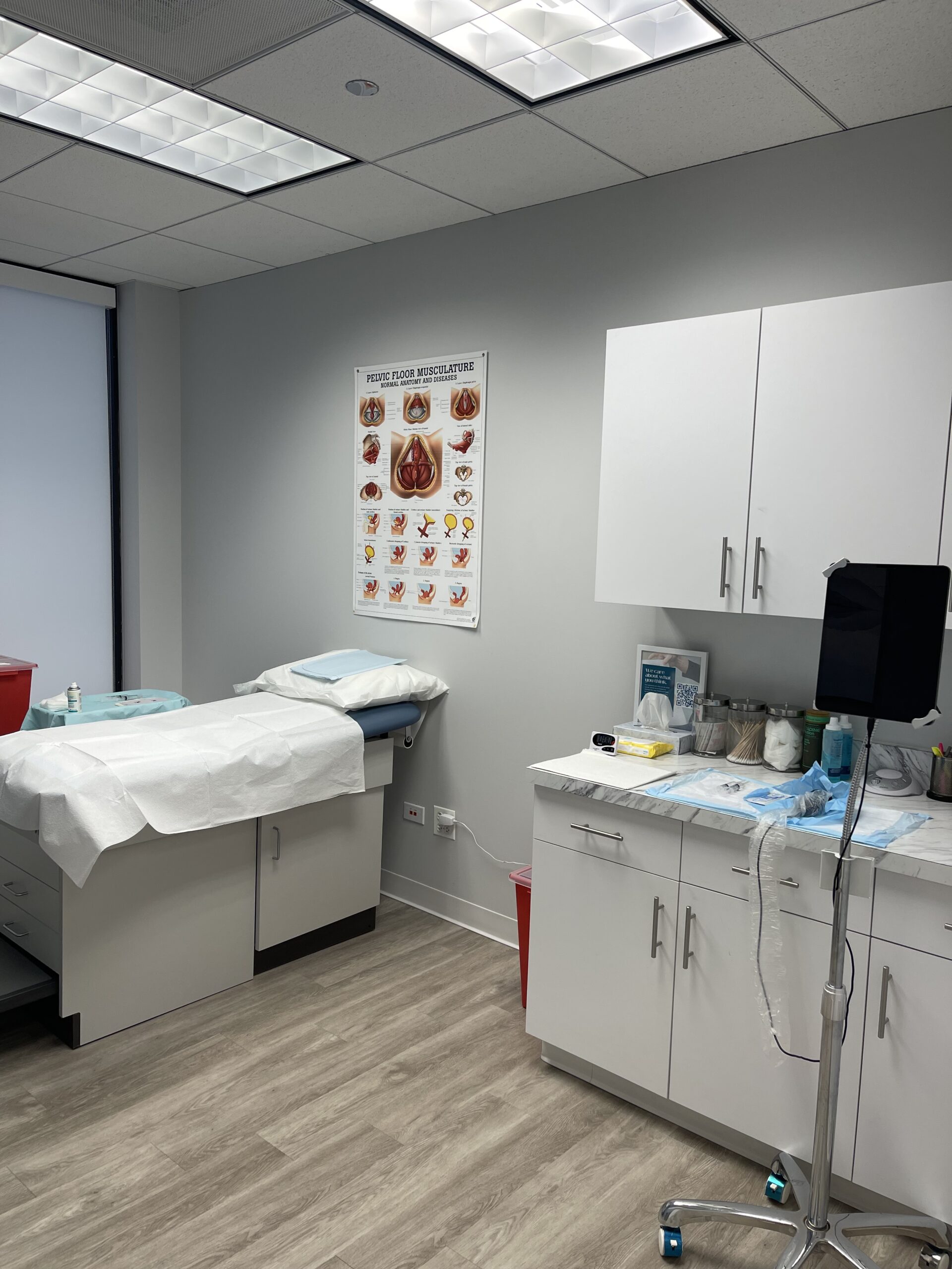 Chicago Pelvic Rehabilitation Medicine Exam Room