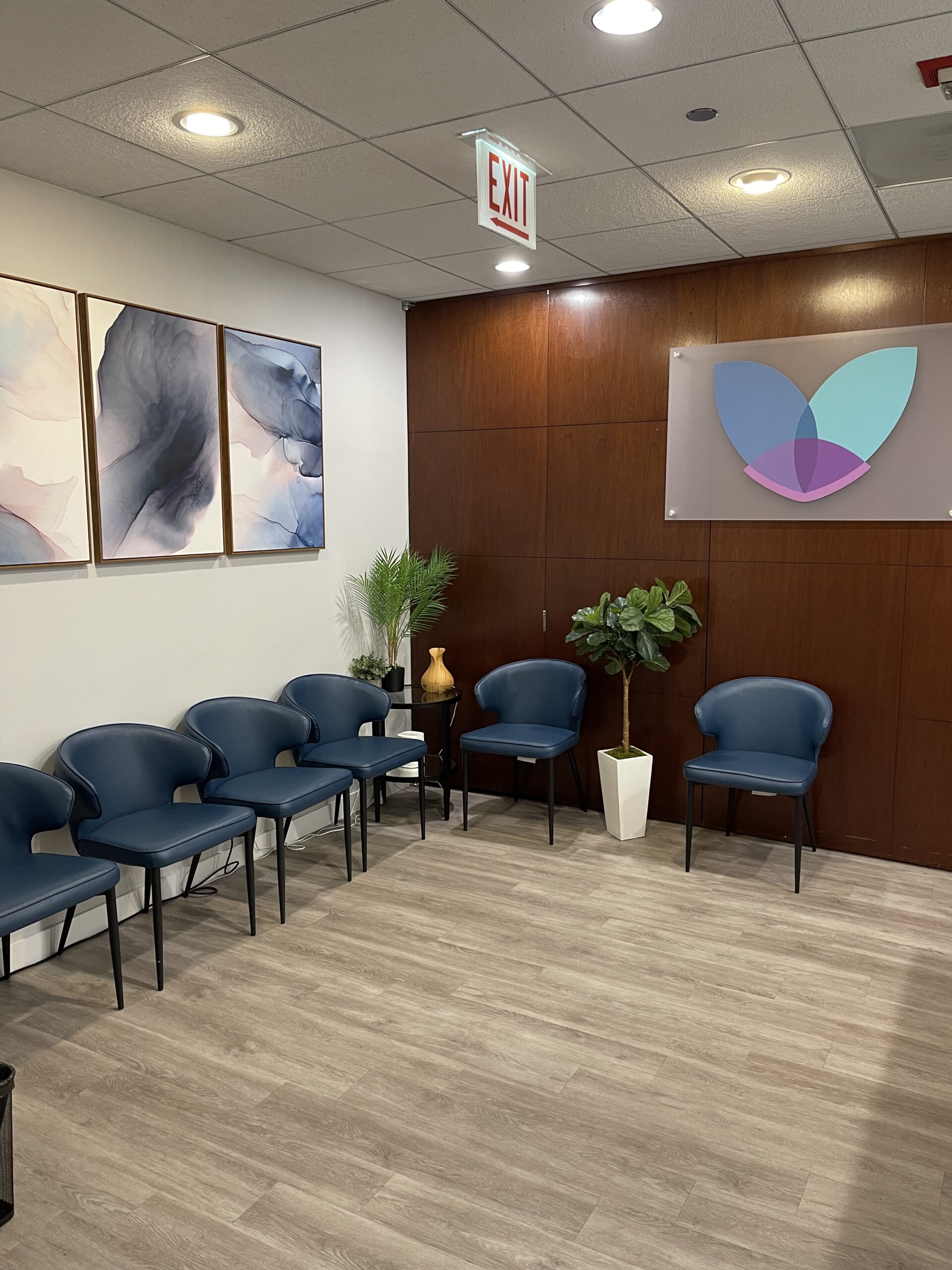 Chicago Pelvic Rehabilitation Medicine Waiting Area