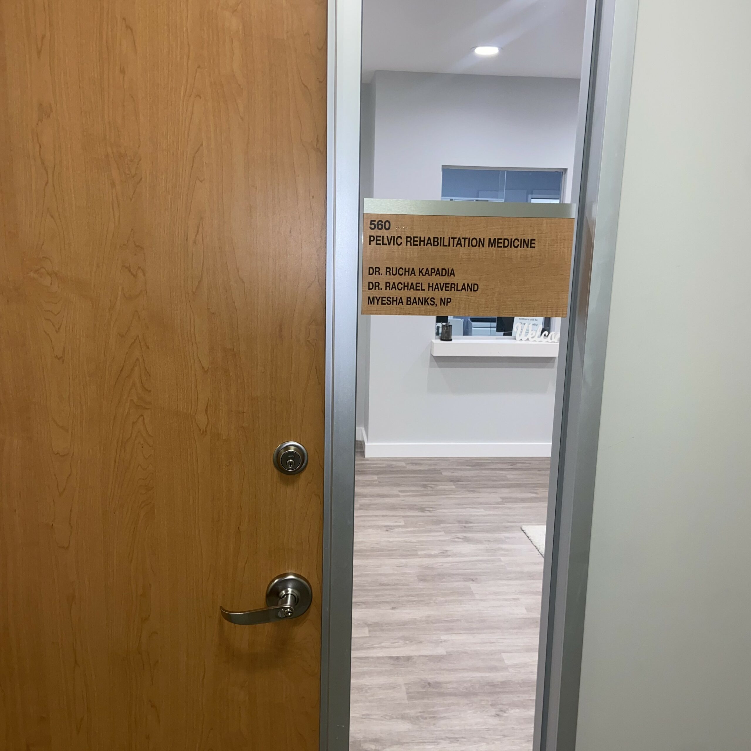 allas Tx Pelvic Rehabilitation Medicine Door