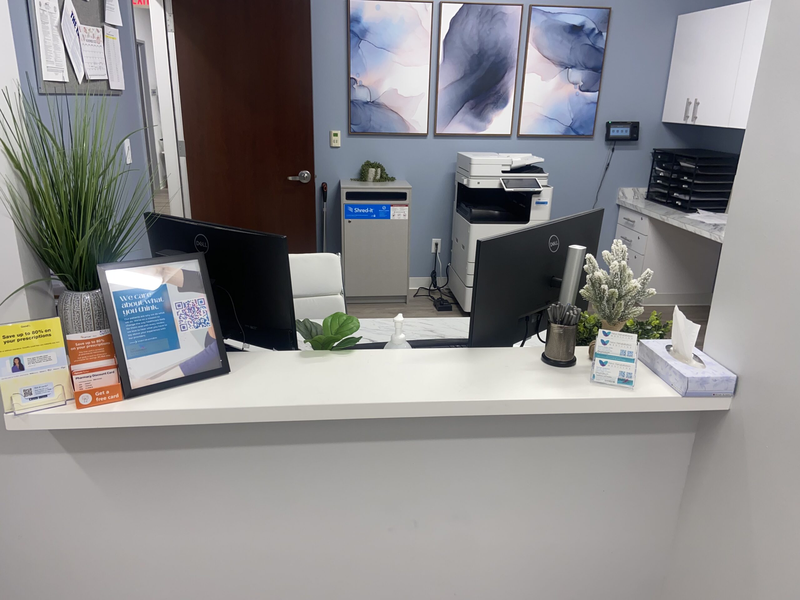 allas Tx Pelvic Rehabilitation Medicine Waiting Area