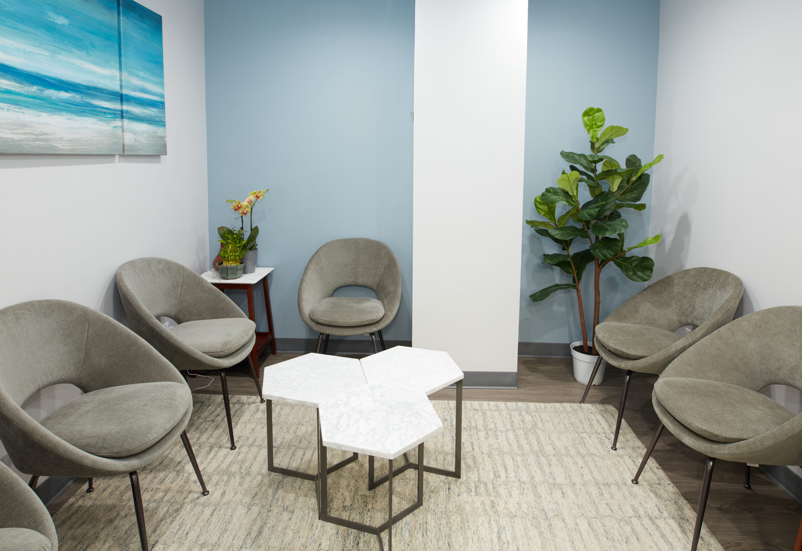 Long Island Pelvic Rehabilitation Medicine Waiting Room