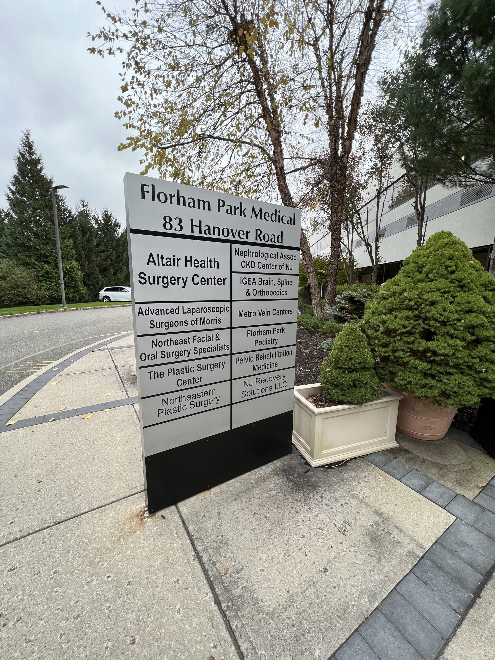 Florham Park Pelvic Rehabilitation Location Signage