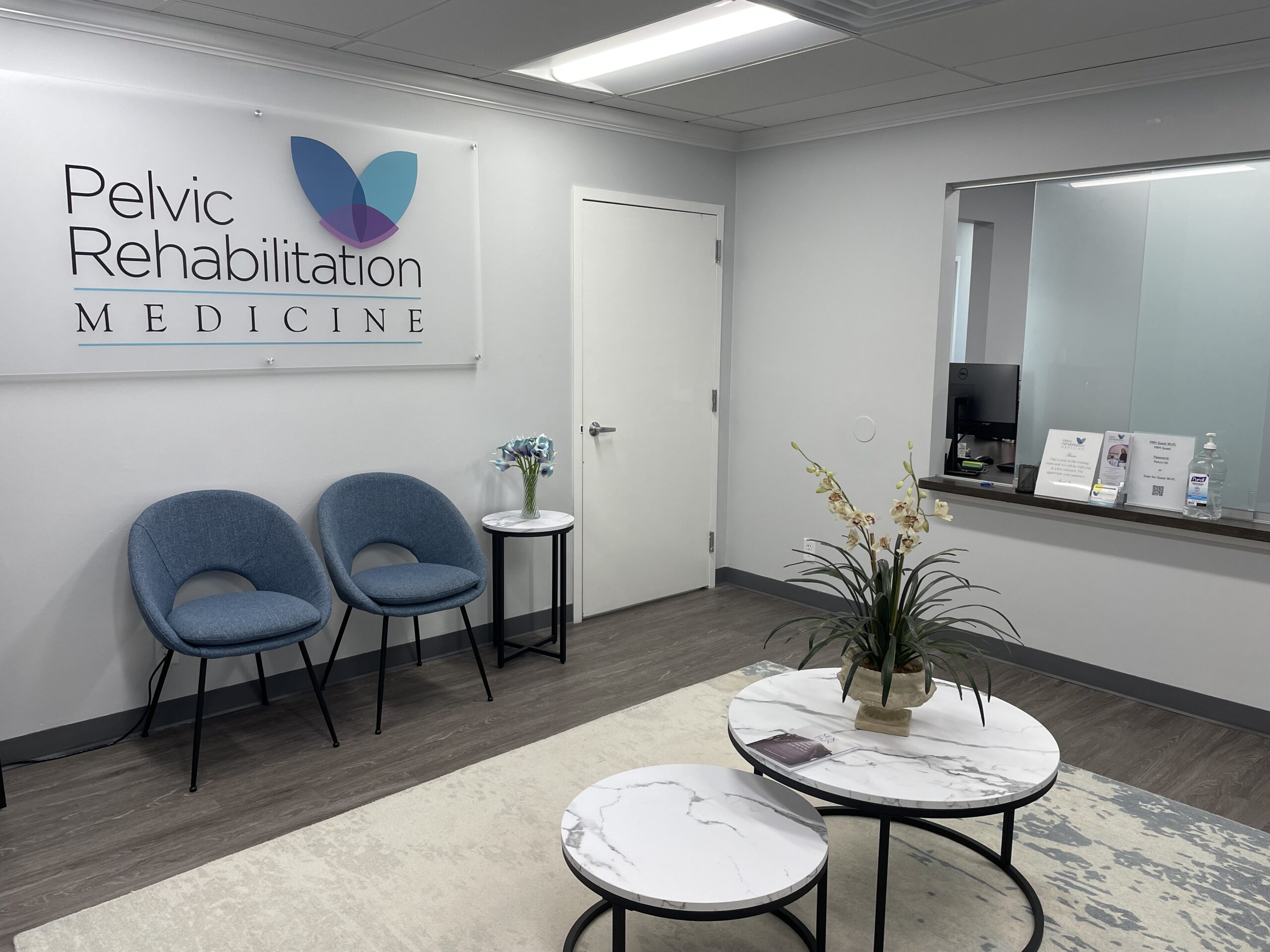 Palm Beach Pelvic Rehabilitation Medicine Waiting Area